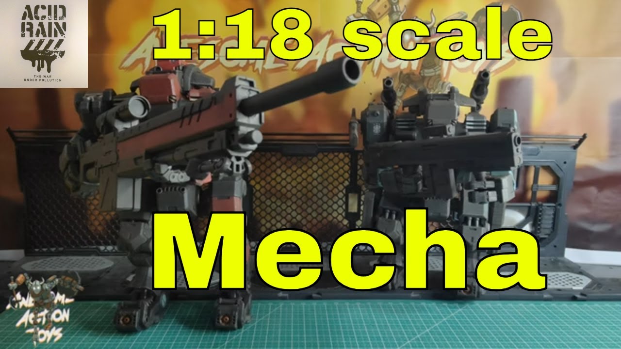 Acid Rain World Red Dwarf D2C-r & D2 1:18 scale Mecha. Nice, but not what I i was expecting.