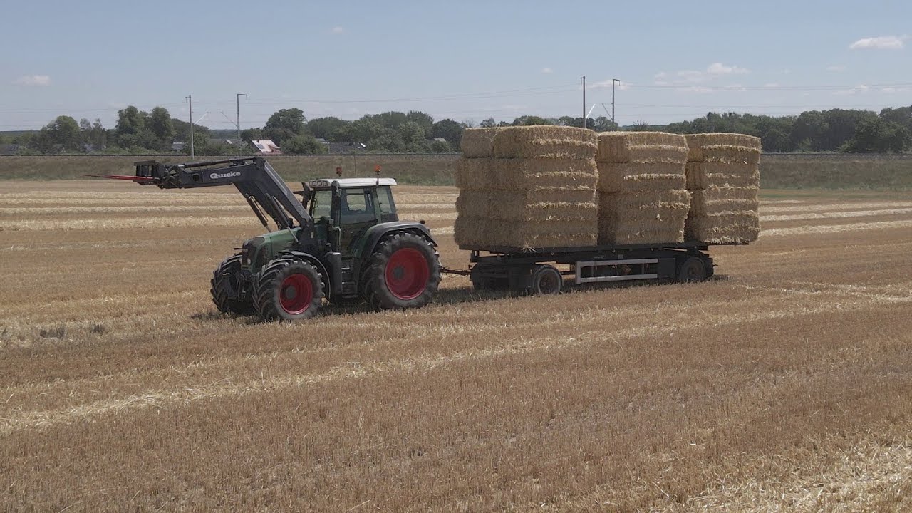POV / Sound / Strohbergung mit Fendt 817 und Quicke Q75 in Mecklenburg Vorpommern