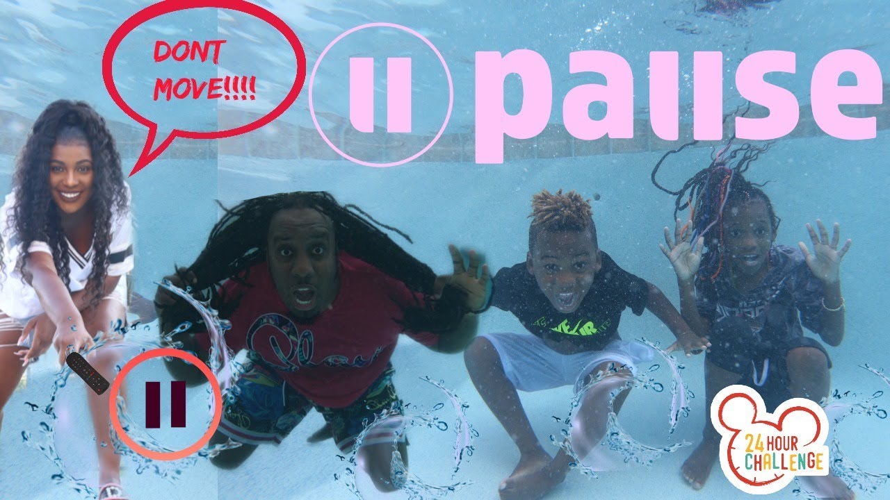 24 HOURS PAUSE CHALLENGE UNDERWATER