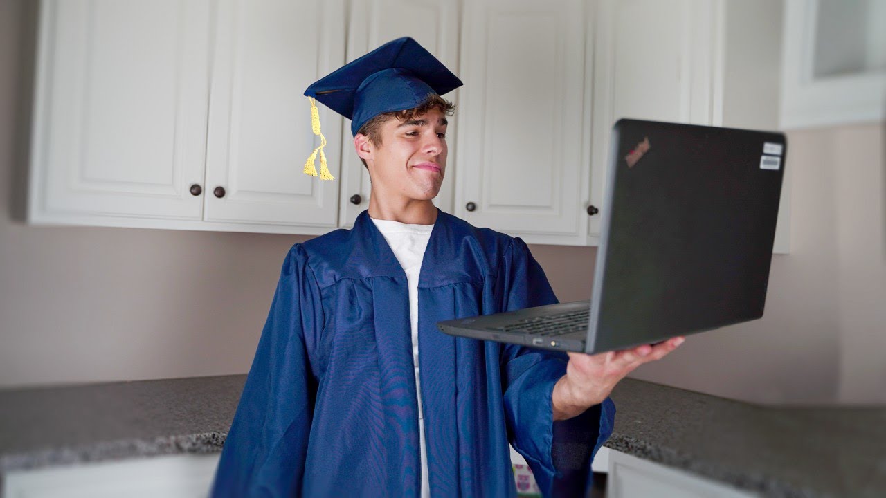 online graduation be like...
