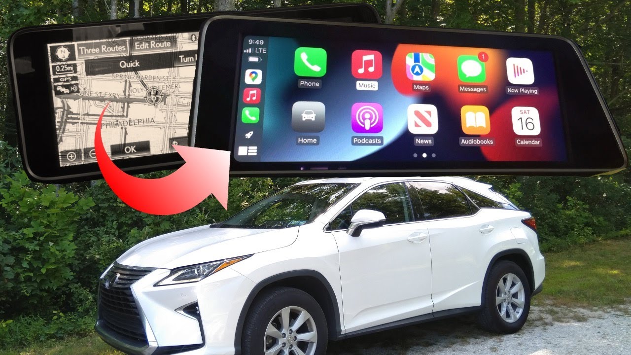 Пошаговая установка обновления Lexus Apple CarPlay и Android Auto