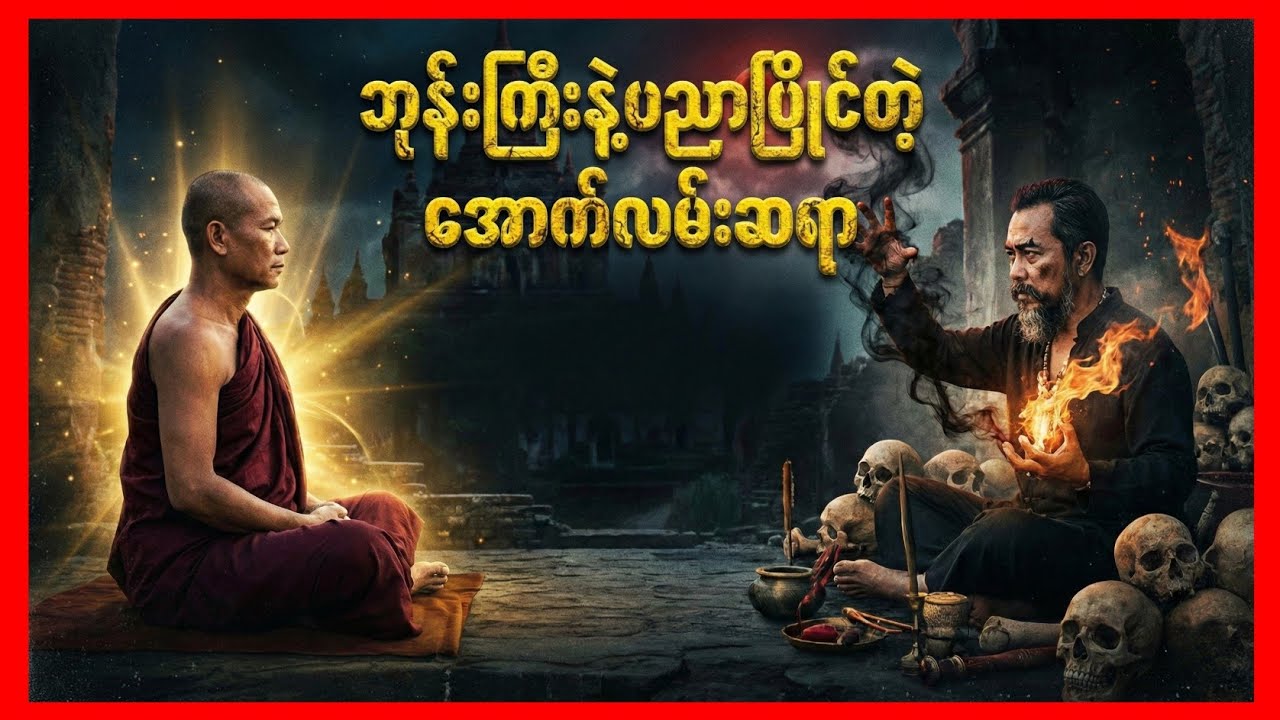ဘုန်းကြီးနဲ့ ပညာပြိုင်တဲ့ အောက်လမ်းဆရာ