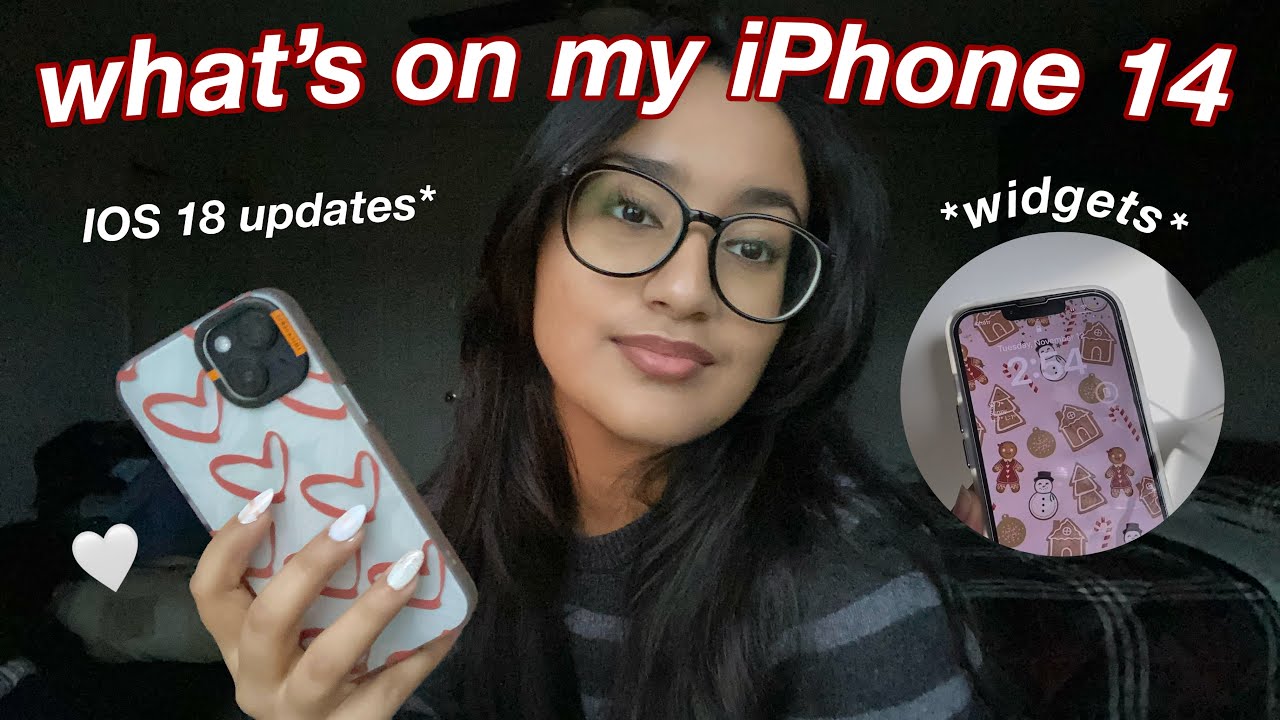 WHATS ON MY IPHONE 14 | widget customization + apps