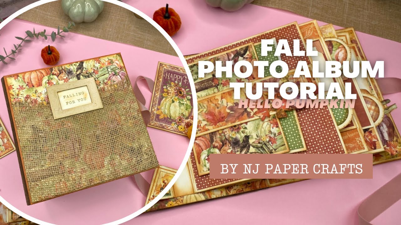 Fall Themed Photo Album by NJ Paper Crafts