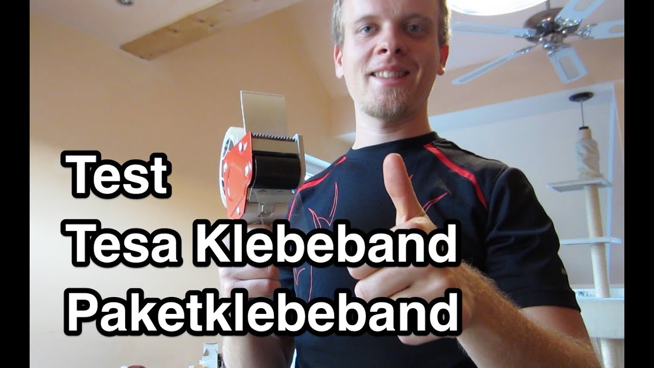 Test Tesa Tesapack Klebeband | Paketklebeband | Packband Test | Tesafilm Test