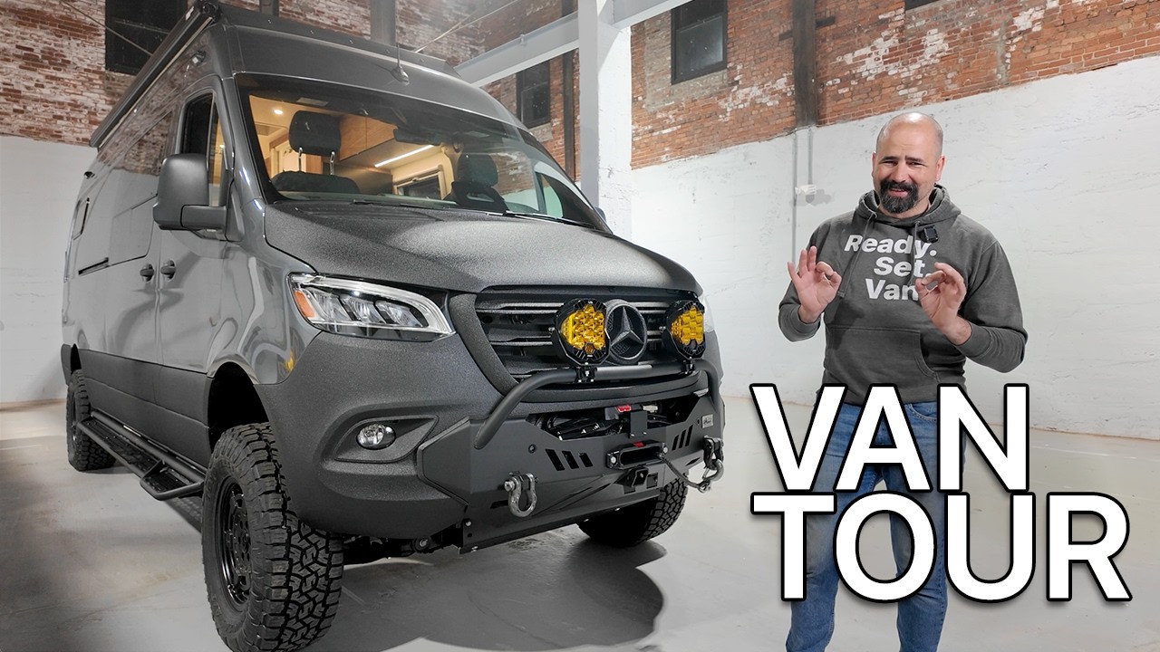 Luxury Camper Van for Big Dogs & Big Adventures | Ready Set Van Hudson on the Sprinter 170 AWD