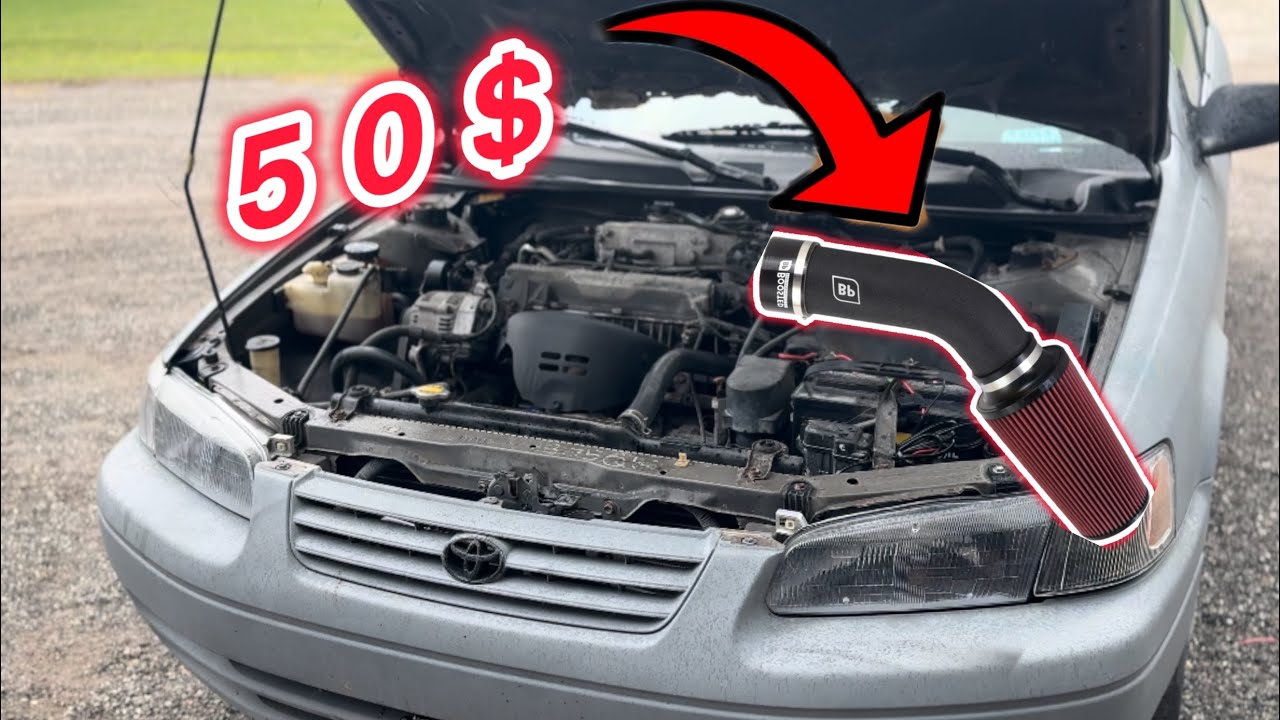 Установка холодного воздухозаборника на Toyota Camry!