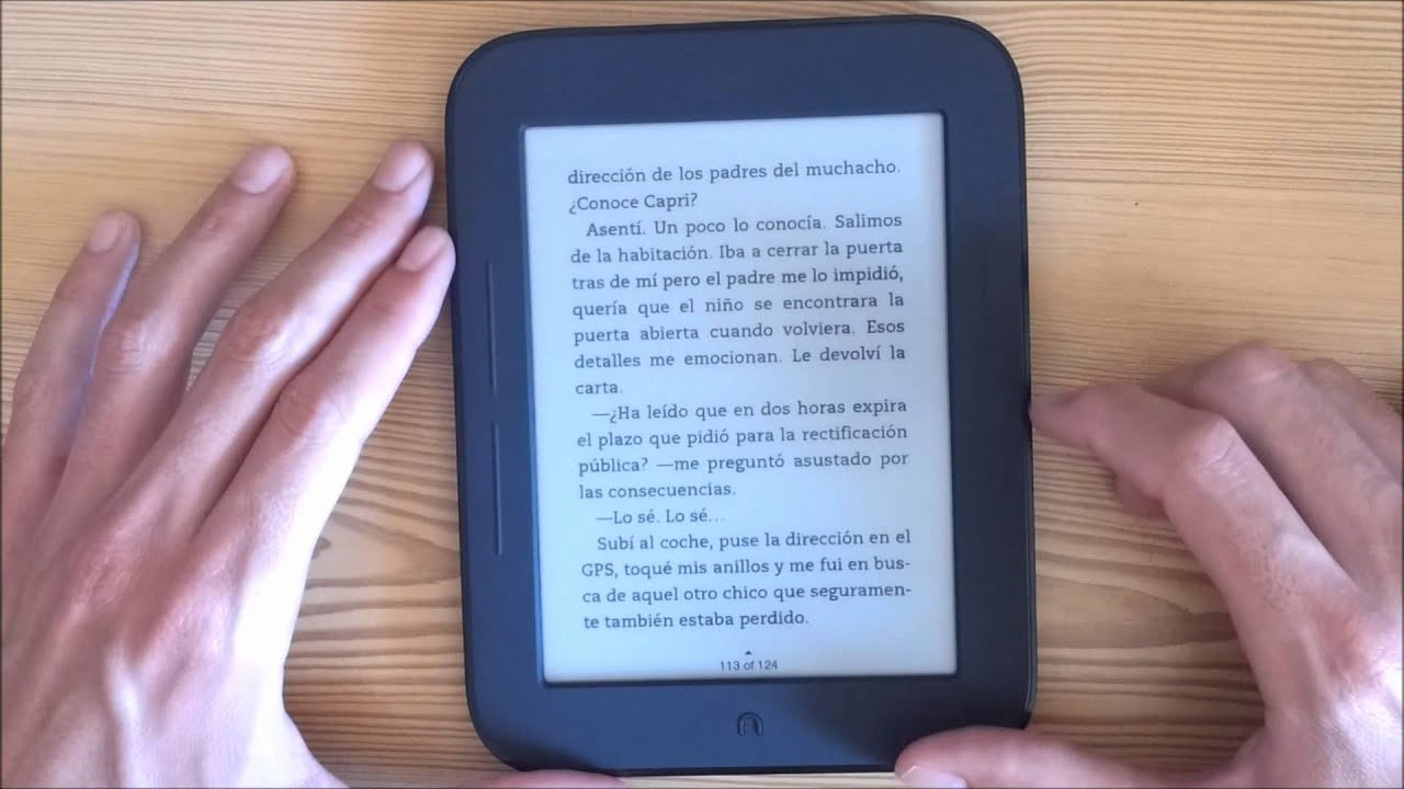 Nook Simple Touch en español - Parte 1