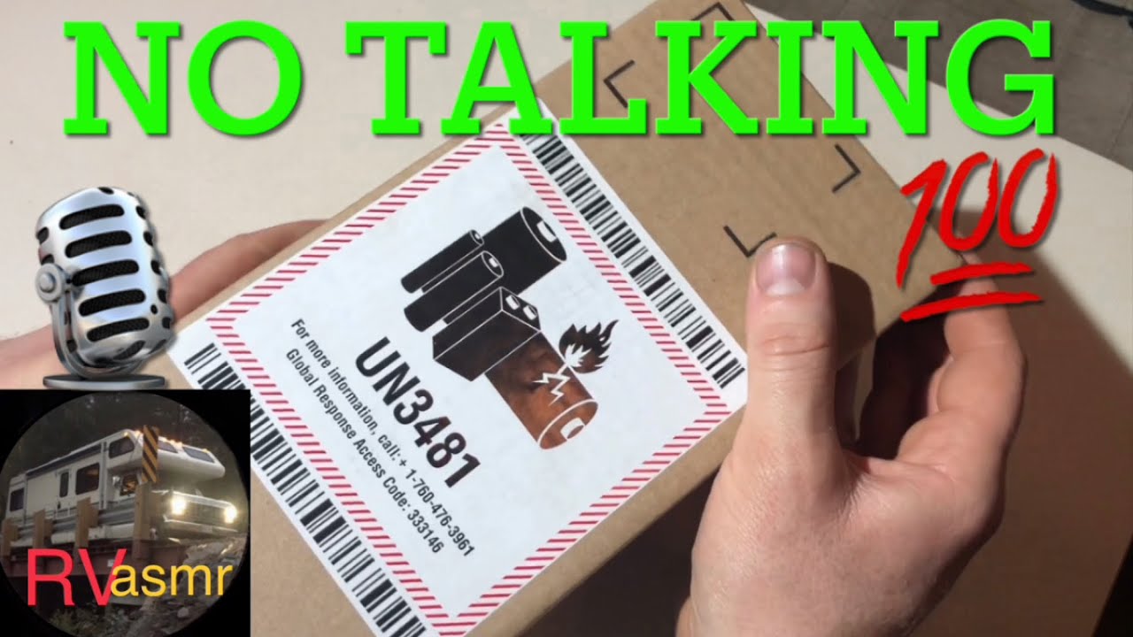 ASMR - Unboxing Amazon Package (No Talking) | New Binaural Microphone |