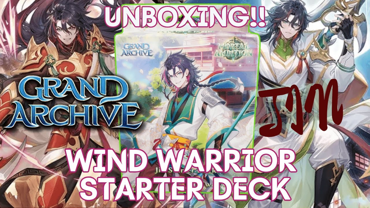 Grand Archive TCG Jin Starter Deck Opening! | Mortal Ambition | Grand Archive Card Game