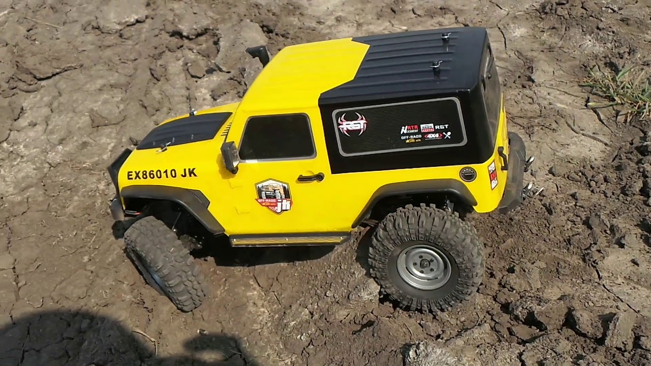 Тест-драйв rgt ex86010-jk 1/10 на бездоріжжі
