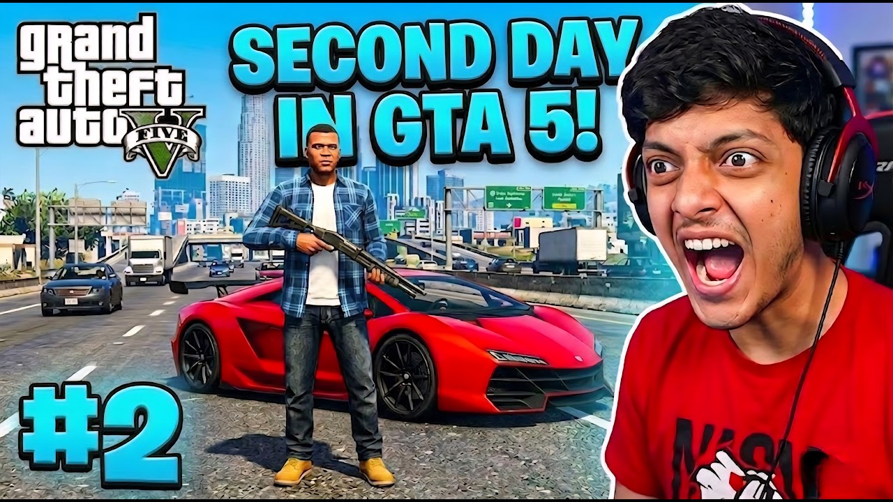 🚀 GTA 5 Day 2 – Epic Chaos, Crazy Stunts & Unlimited Fun! 🎮💥 #gta5 #livestream #fun