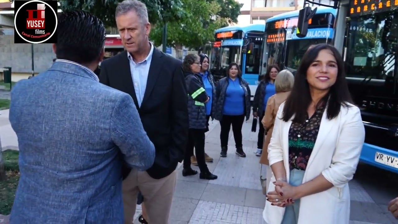 ENTREGA BUSES ELÉCTRICOS PARA EL TRANSPORTE PÚBLICO DE RANCAGUA* 