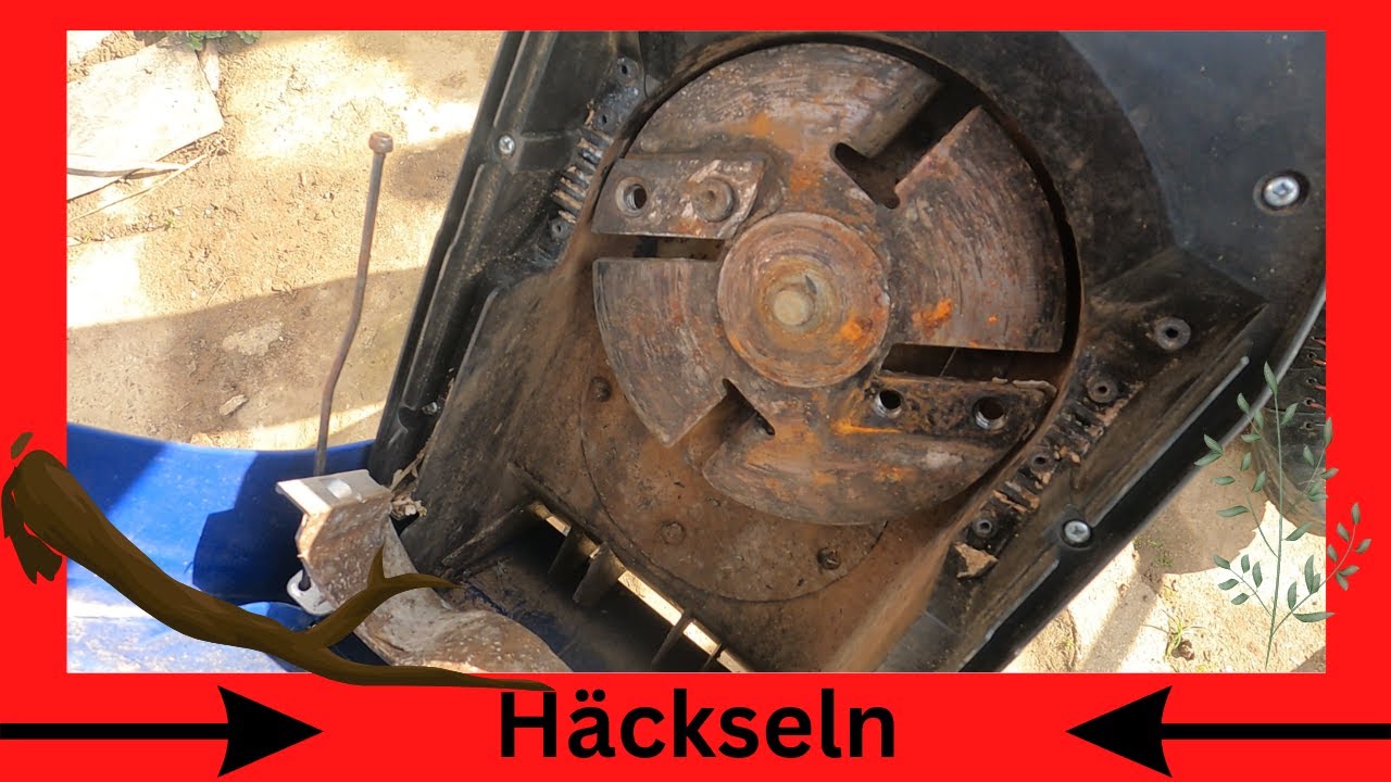 Messer schärfen + Häckseln.........