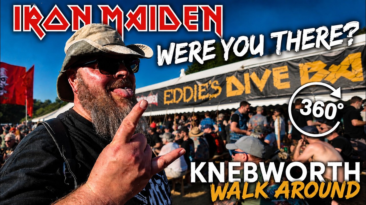 Iron Maiden 'EDDFEST' 2026 l knebworth l Festival walkaround