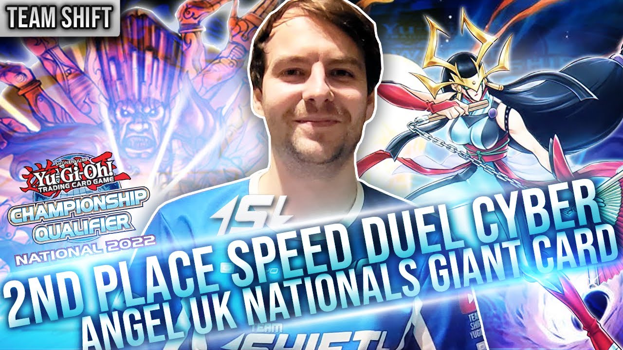 2nd Place SPEED DUEL Cyber Angel UK Nationals Giant Card Profile | YuGiOh | Luke Bowkis