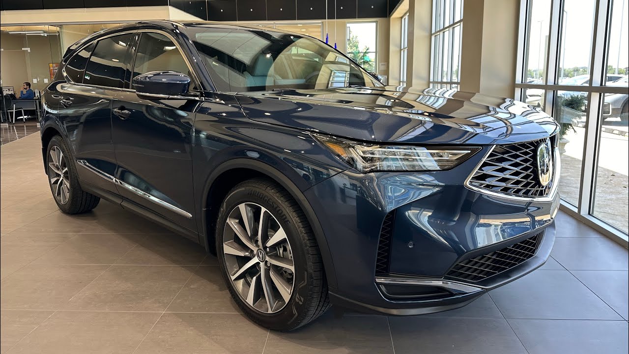 Canyon River Blue 2025 Acura MDX Tech Walkaround