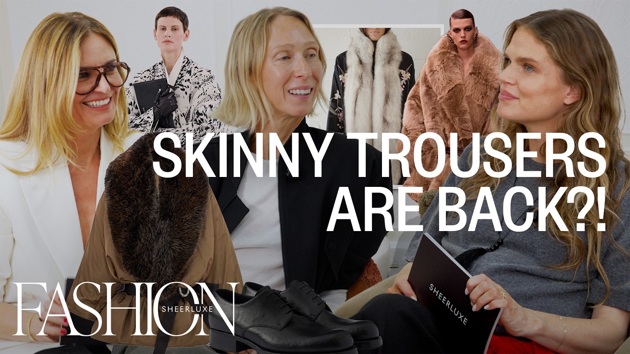 Узкие брюки действительно вернулись? Модные тренды AW26 и где их купить