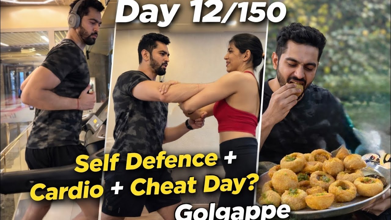 Day 12 of 150 - self defence, cardio and cheat day