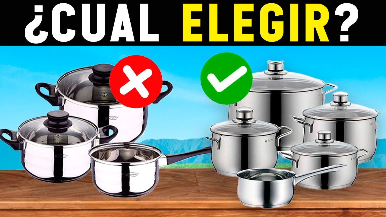 😮 Las 5 Mejores Baterias de Cocina Acero Inoxidable 2025 Calidad Precio