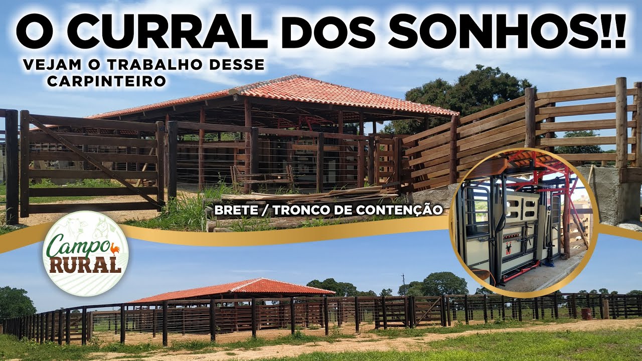 O CURRAL DOS SONHOS !! COMO FAZER UM CURRAL PERFEITO VEJA O TRABALHO DESSE CARPINTEIRO PROFISSIONAL