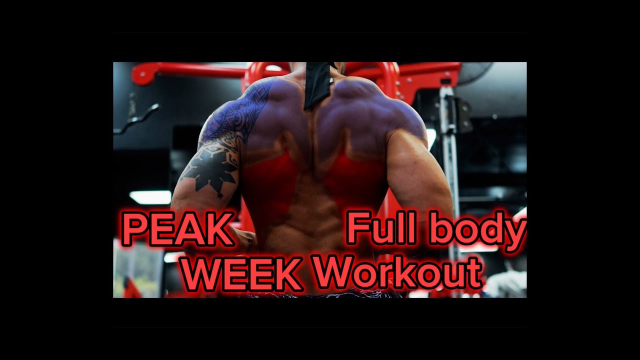 619 MUSCLE Training Series - Peak Week training - Final Day