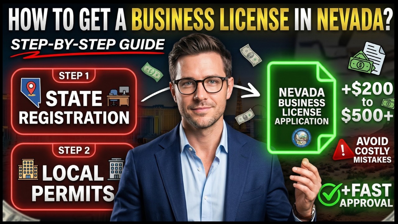 How To Get A Business License in Nevada (2026) Nevada Business License Application - STEP BY STEP