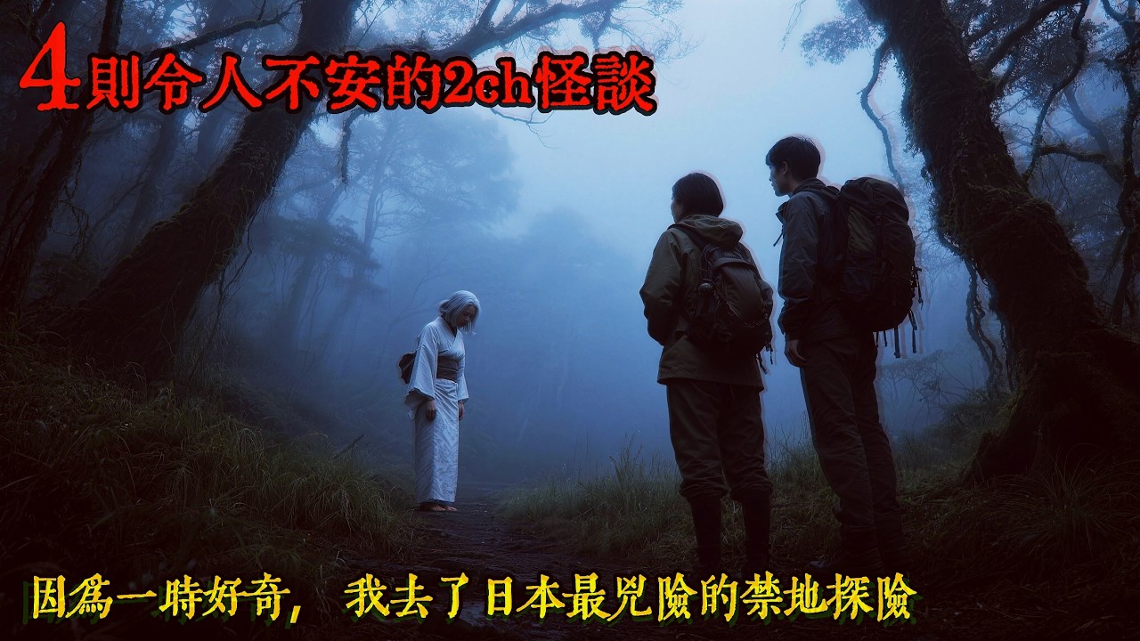 四則令人不安的2ch怪談：因為一時好奇，我去了日本最兇險的禁地探險，現在我終於知道什麼叫邪門了 #睡前故事 #2ch怪談 #恐怖故事 #怪談檔案局