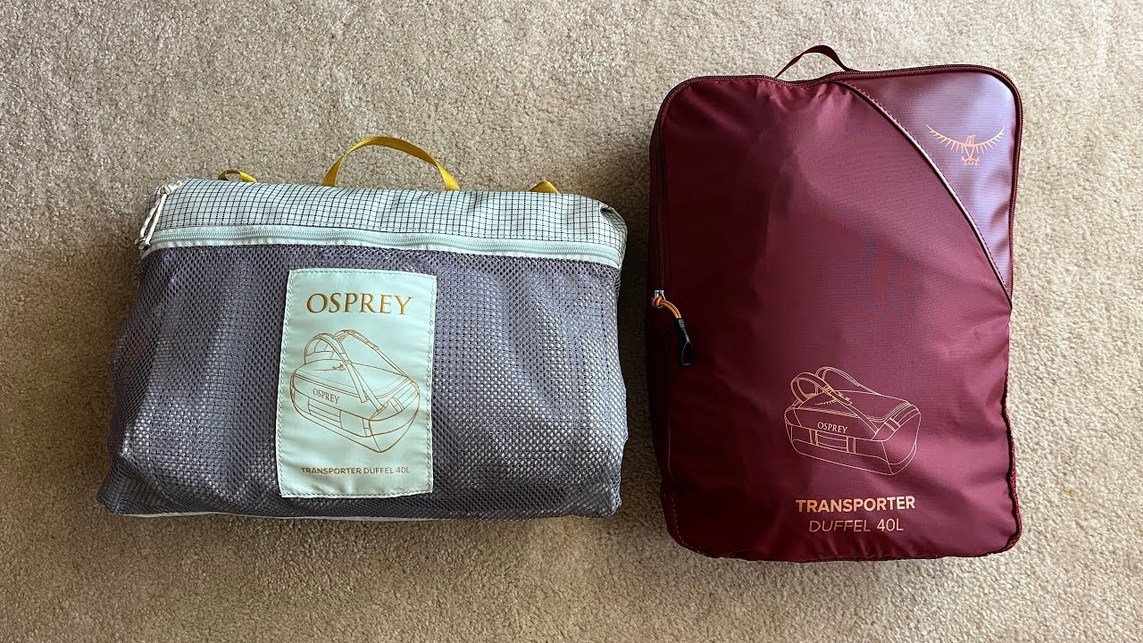 2 Osprey Transporter Duffel Bags 40L Review