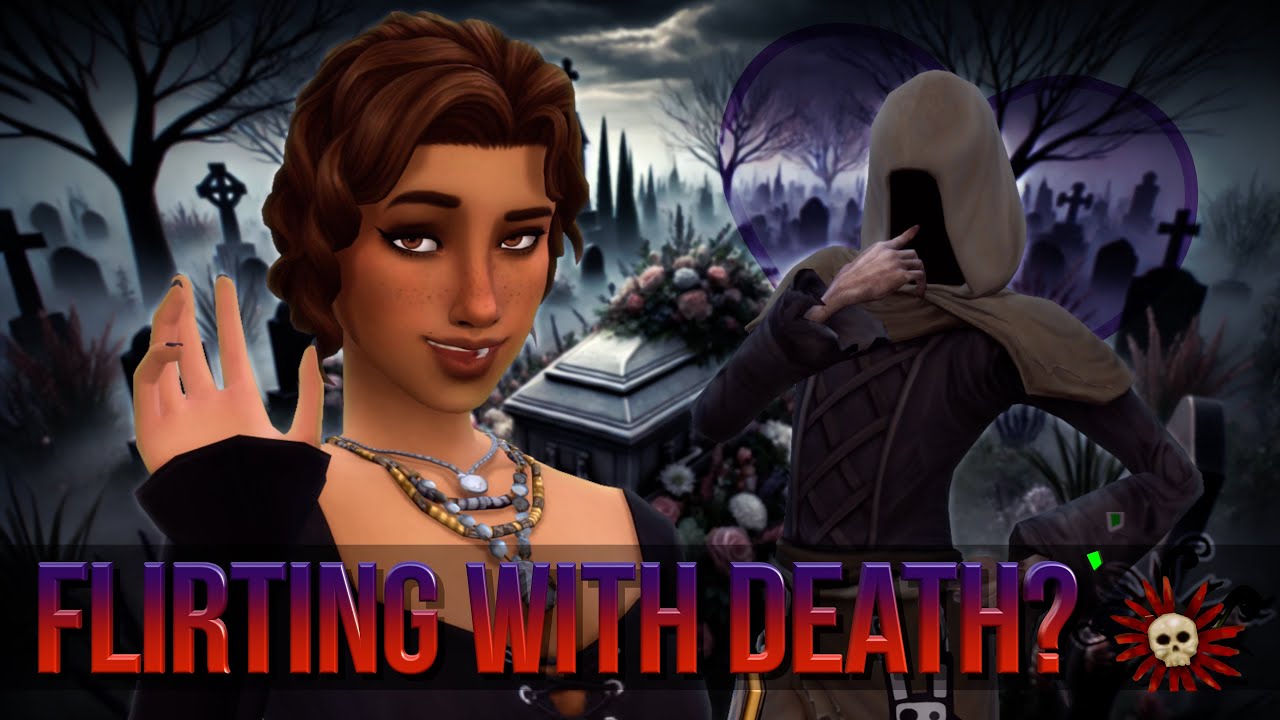 Will my Sim Charm the Grim? The Death Flower | Sims 4 Rags to Riches [Reaper's Rewards Event Week 4]