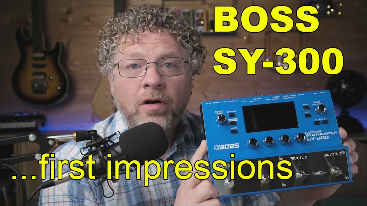 Boss SY 300 Guitar/Bass Synthesizer First Impressions
