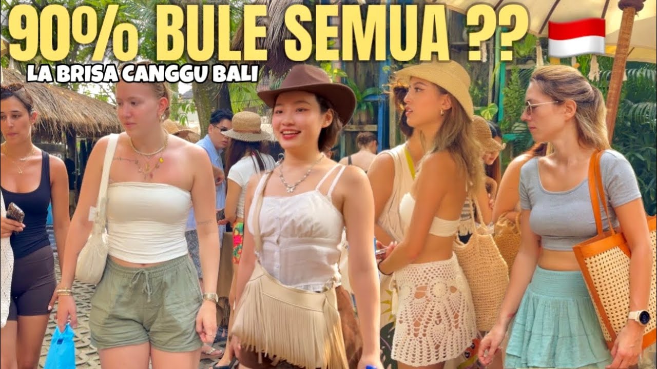 MELIHAT PASAR BULE YANG VIRAL DI CANGGU BALI |  SUNDAY MARKET LA BRISA BALI