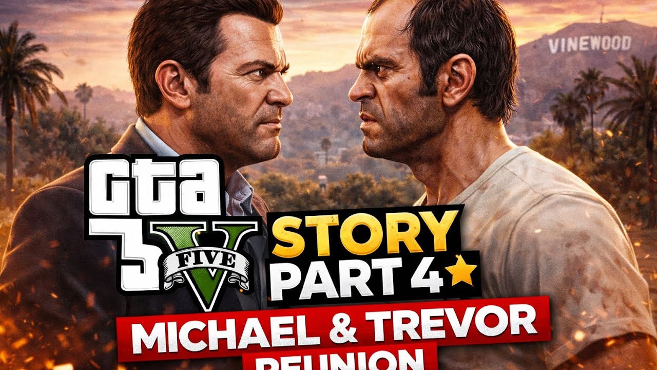 Gta 5 story part 4 Micheal and Trevor reunion 