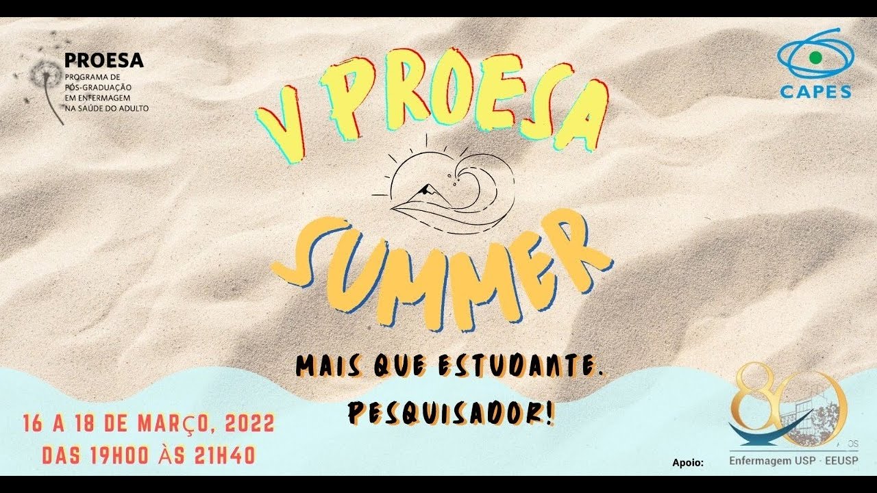 3º DIA V PROESA SUMMER SCHOOL - Tema: 
