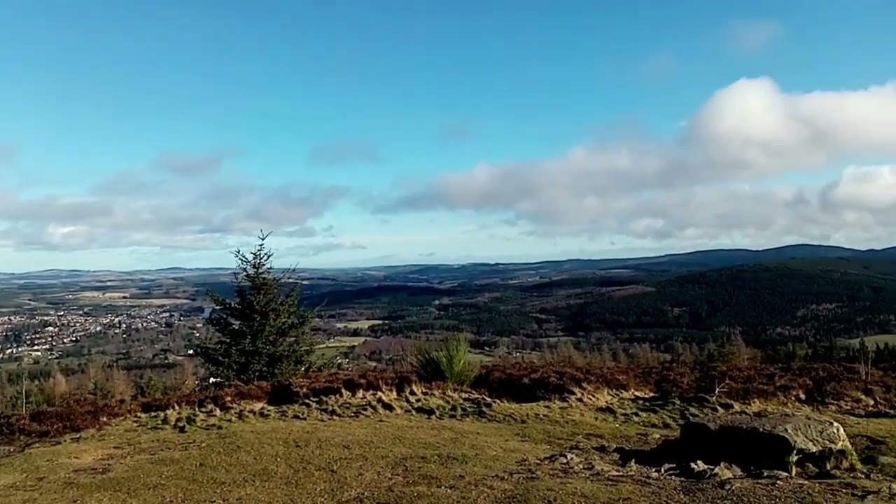 View from the top of Scolty hill, Banchory Aberdeenshire ⛰🌲