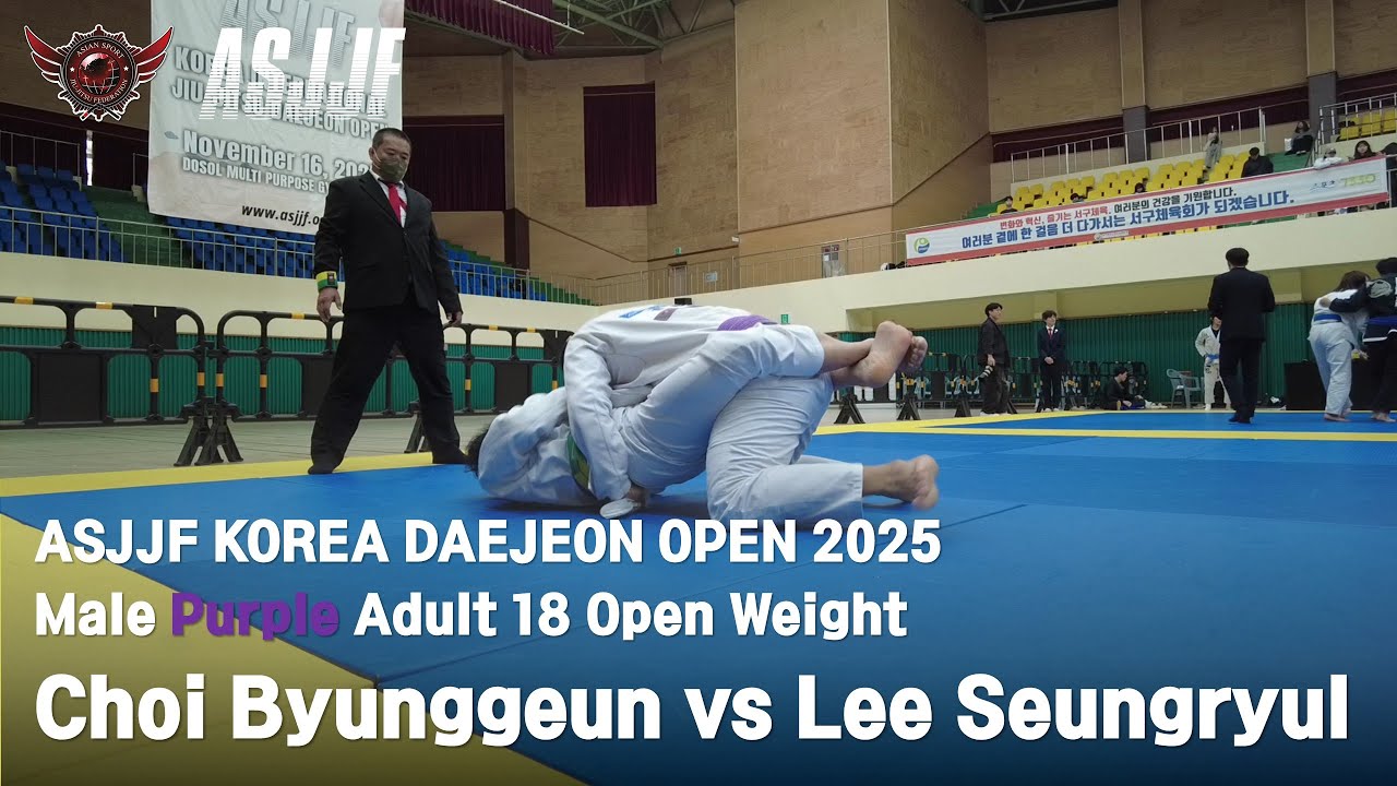 2025 ASJJF Korea International Jiu-Jitsu Daejeon Open / Choi Byunggeun vs Lee Seungryul