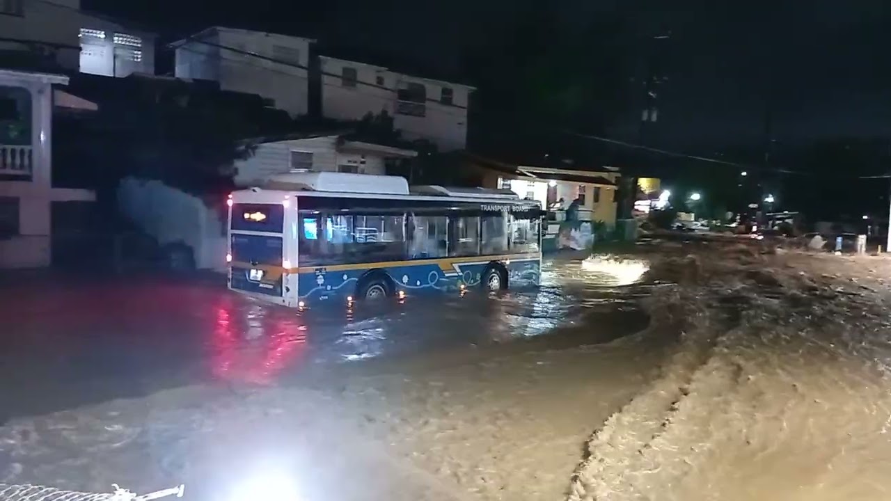 20251116: Severe flooding in Charles Rowe Bridge,  Barbados 