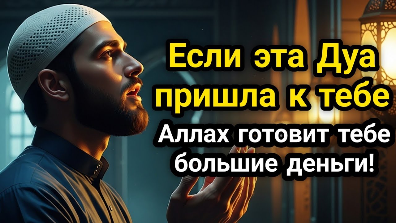Если эта Дуа пришла к тебе — Аллах готовит тебе большие деньги! ✨☝🏻