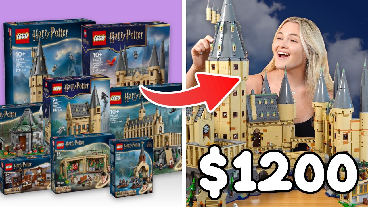 Combining Every LEGO Hogwarts Castle!