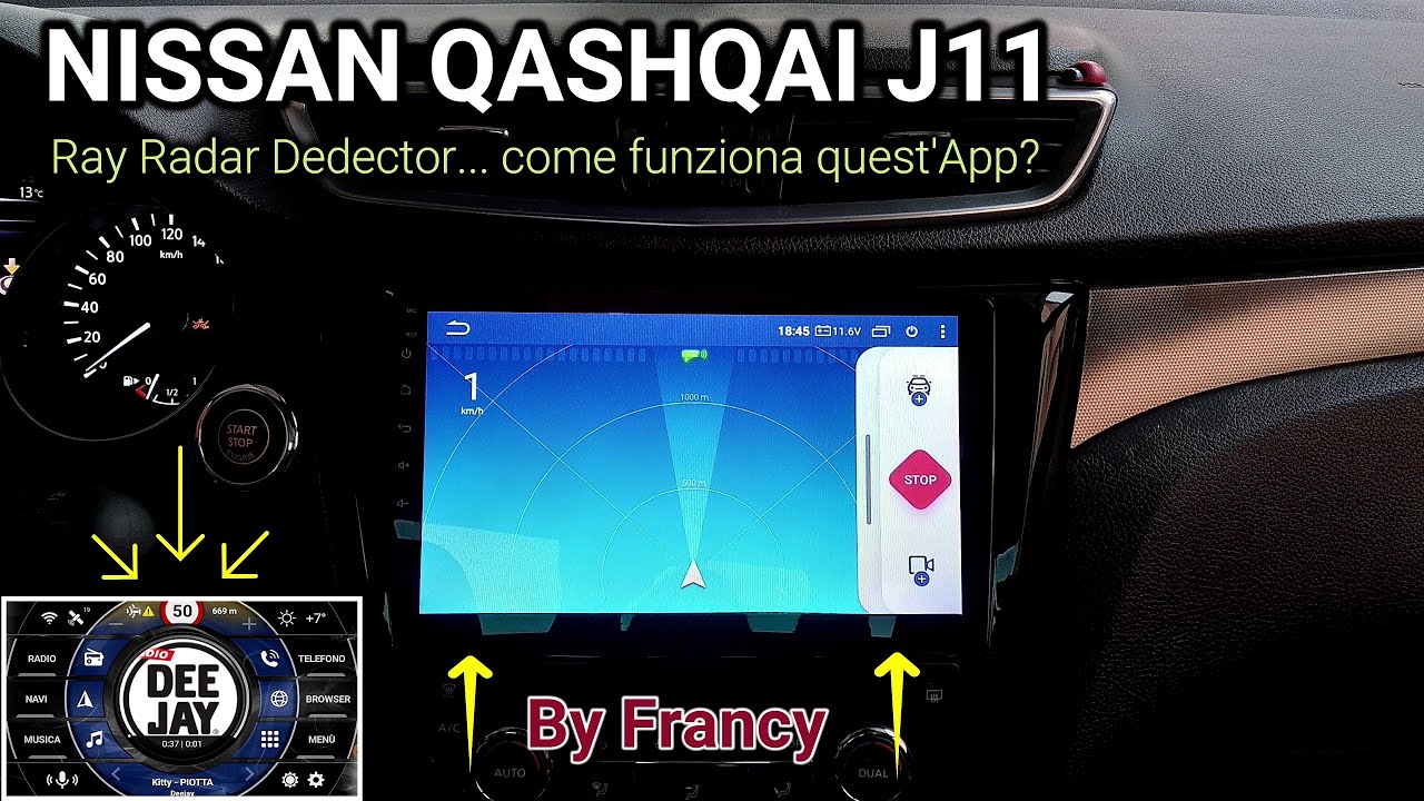 Autoradio Dasaita PX6 TUTORIAL su come aumentare la sicurezza di guida con Ray Radar Dedector 👍