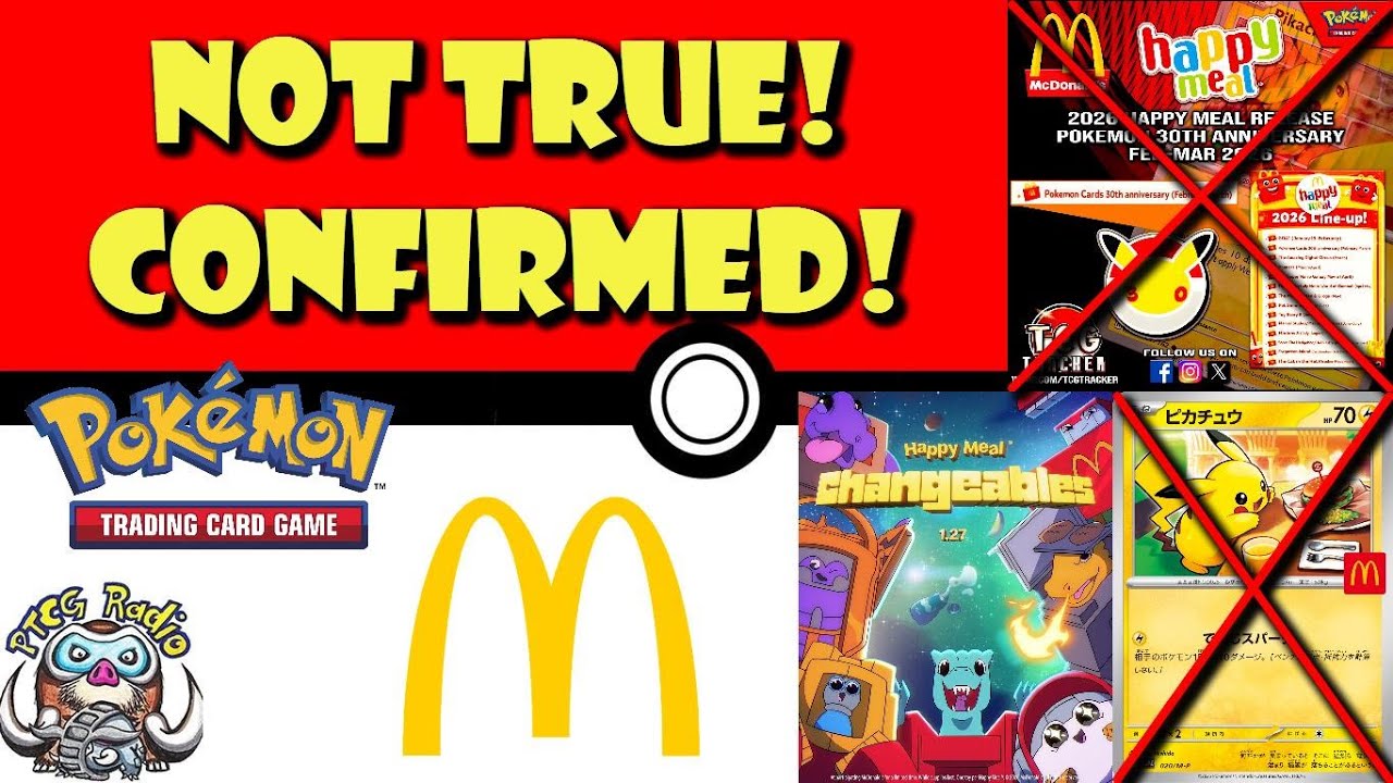 Рекламная акция McDonald's, посвященная коллекционной карточной игре Pok&eacute;mon TCG, ПОДТВЕРЖДЕНА ка...
