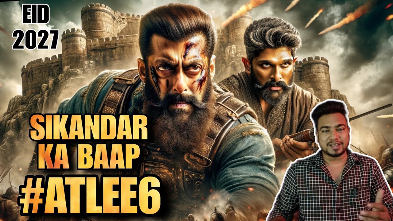 #Atlee6 Salman Khan Vs Allu Arjun In Atlee 6 | Atlee Kumar | Atlee 6 Movie Salman Khan | Sikandar