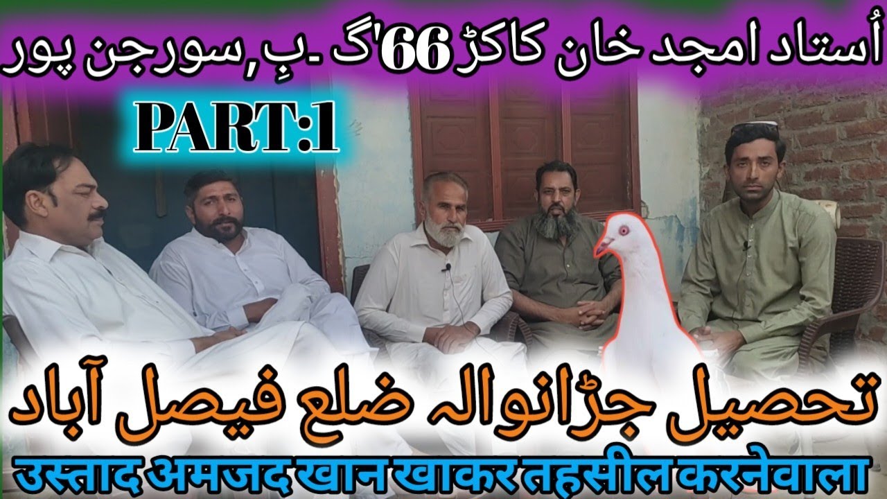 INTERVIEW USTAD AMJAD KHAN KAKAR||66.G,B, TAHSEEL JARAWALA SURJEN PUR || ZILA FAISALABAD#foryou