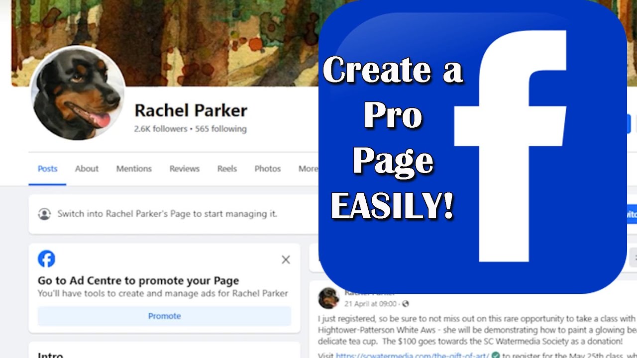 How to Create a Professional Facebook Page for Artists