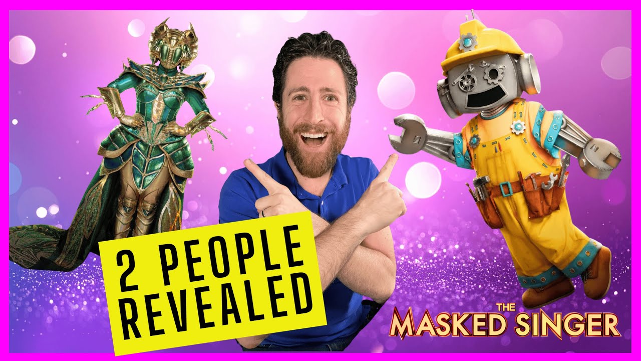 Two Masks Revealed on The Masked Singer Tonight | Handyman & Scarab  Unmasked