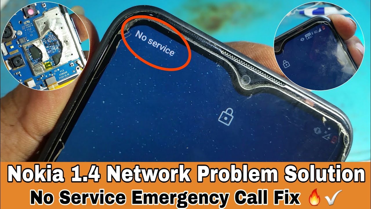 Nokia 1.4 Network Solution | No Service Emergency Call Week Network Fix 🔥