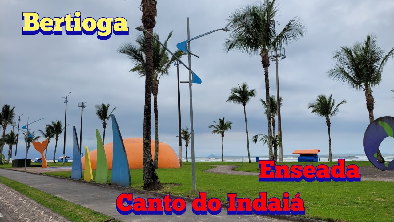 Praia da Enseada e Canto do Indaiá - Bertioga - SP