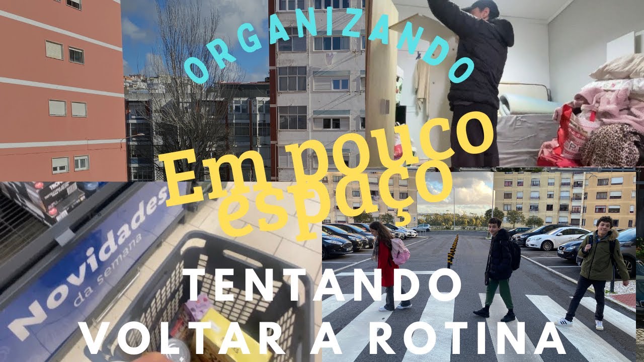ORGANIZANDO EM POUCO ESPAÇO/TENTANDO VOLTAR A ROTINA 2026 #mudança #familia #amor #new #portugal 