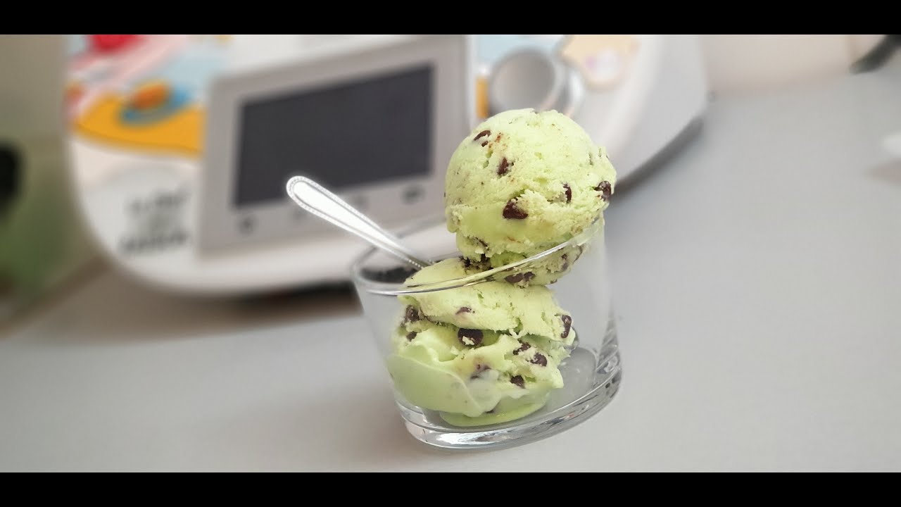 GLACE A LA MENTHE AU THERMOMIX
