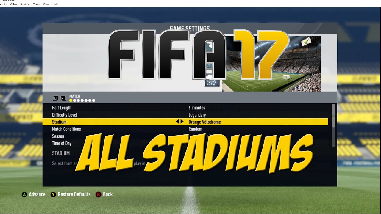 FIFA 17 - All Stadiums!